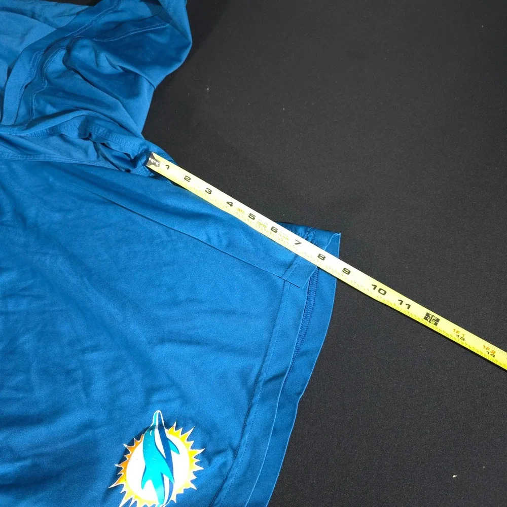 Nike Miami Dolphins NFL Shorts Mens XL Blue Team Issued Brandon Shore Athletic